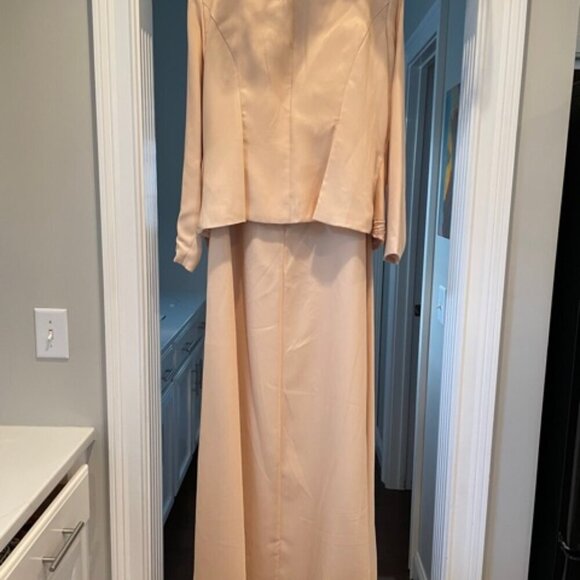 NWT Alyce Paris 29953 Mother of the Bride Dress Blue Size 4 - Picture 8 of 8